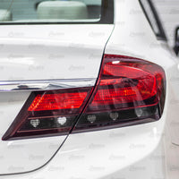 5 Heart Tail Light Tint Overlay - Smoke Tint | 2013-2015 Honda Civic Sedan
