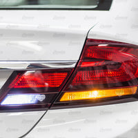 5 Heart Tail Light Tint Overlay - Smoke Tint | 2013-2015 Honda Civic Sedan