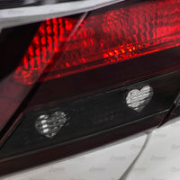 5 Heart Tail Light Tint Overlay - Smoke Tint | 2013-2015 Honda Civic Sedan