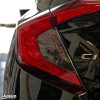 Tail Light Bio-Hex Smoke Tint Overlays