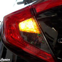 Tail Light Bio-Hex Smoke Tint Overlays