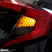 Tail Light Honeycomb Smoke Tint Overlays