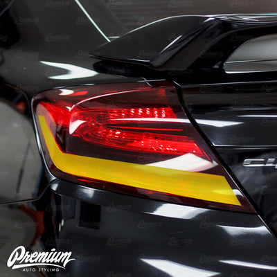 TailLight Reverse Light + Turn Signal Red Tint Overlays | 2014-2015 Honda Civic Coupe