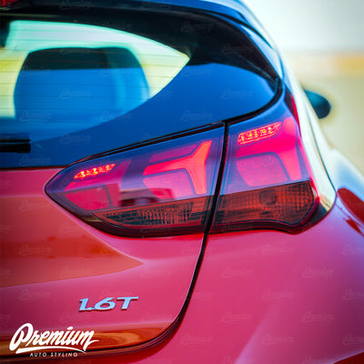 Taillight Tint Insert Redout Overlays | Hyundai Veloster 2018-2022