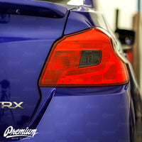 Red Tail Light Tint w/ Smoked Reverse Overlays (2015-2021 WRX / STI)