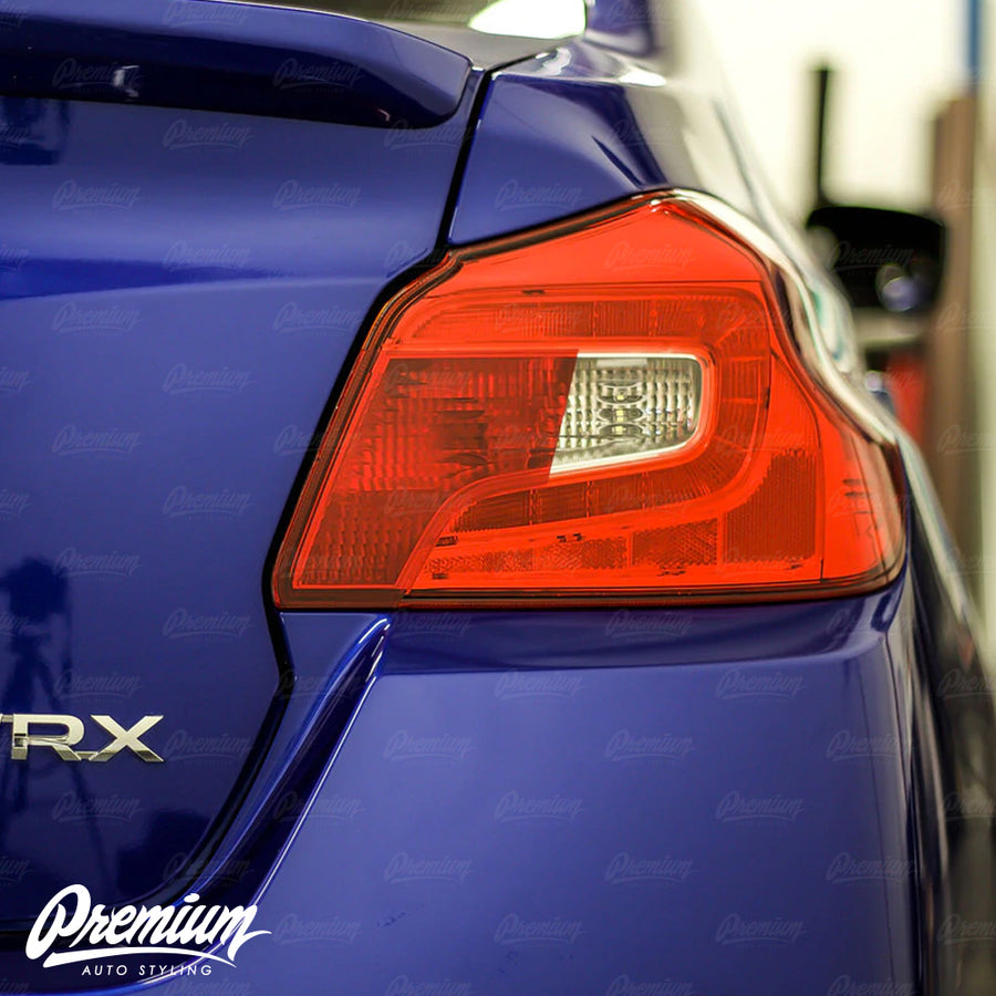 Red Tail Light Overlay w/ Reverse Cutout (2015-2021 WRX / STI)