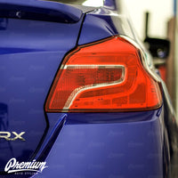 Red Tail Light Overlay w/ Custom Reverse Cutout | 2015-2021 Subaru WRX / STI