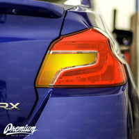 Smoked Tail Light Overlay w/ Custom Reverse Cutout | 2015-2021 Subaru WRX / STI