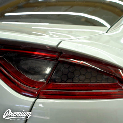 Honeycomb Tail Light Inset Overlays | 2018-2021  Kia Stinger