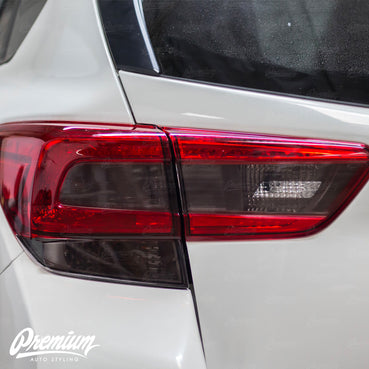 2018-2023 Subaru Crosstrek smoked tail light overlay