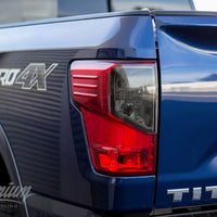 Smoked Tail Light Tint Overlays - Smoke tint | 2016-2022 Nissan Titan