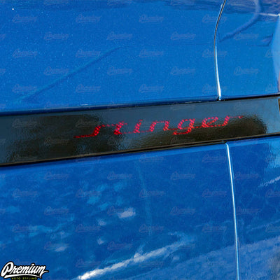 Tail Light Side Reflector w/ Stinger Cutout - Gloss Black | 2018-2023 Stinger