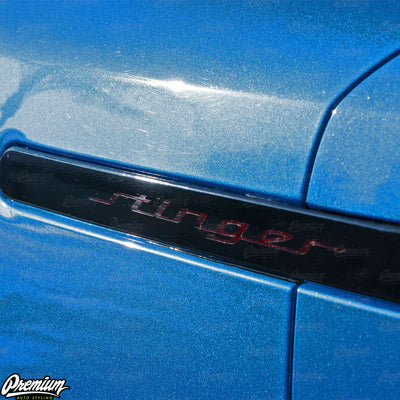 Tail Light Side Reflector w/ Stinger Cutout - Gloss Black | 2018-2023 Stinger