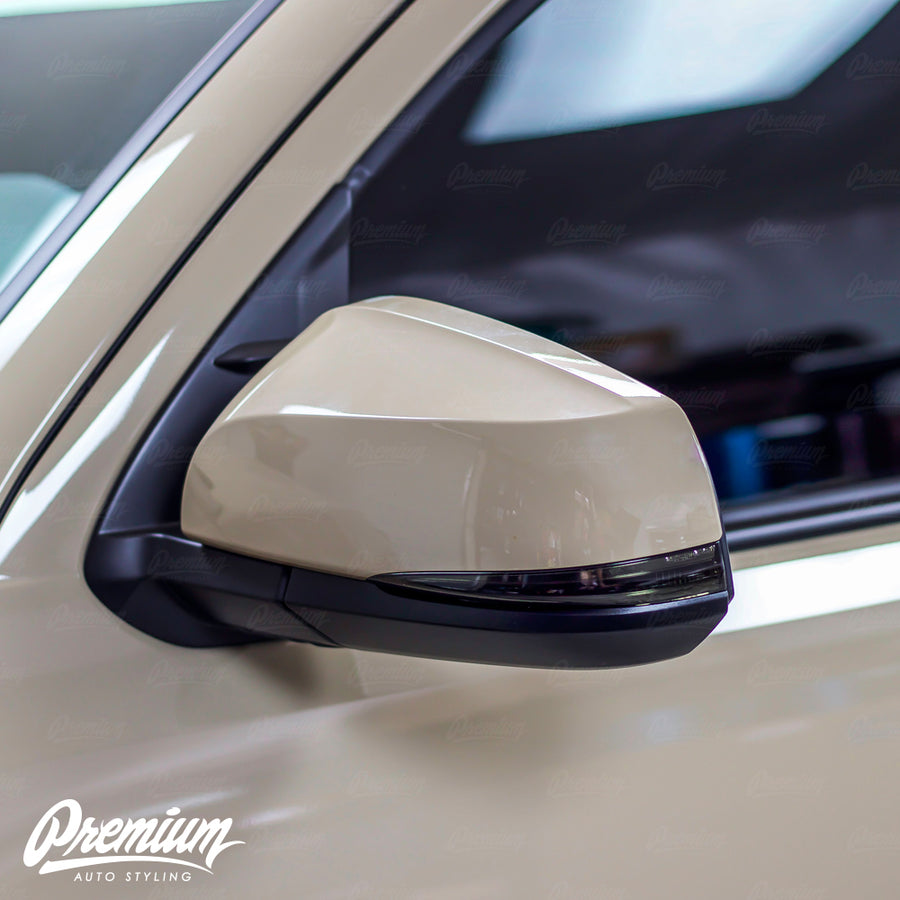 Mirror Light Indicator Overlays - Smoke Tint | 2016-2023 Toyota Tacoma