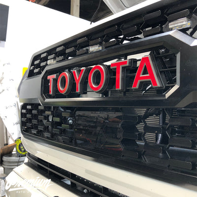 TRD Pro Grille Lettering Vinyl Overlays - Multiple Colors Available | Toyota Tacoma (2016-2023)