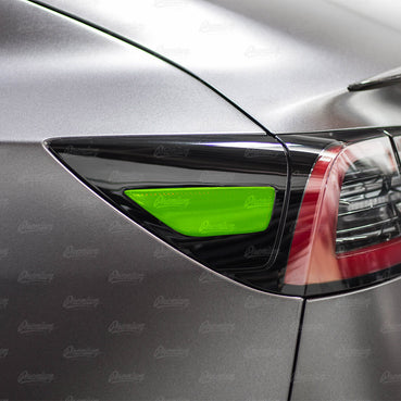 2017-2023 Tesla Model 3 Rear Side Reflectors - Smoke Tint