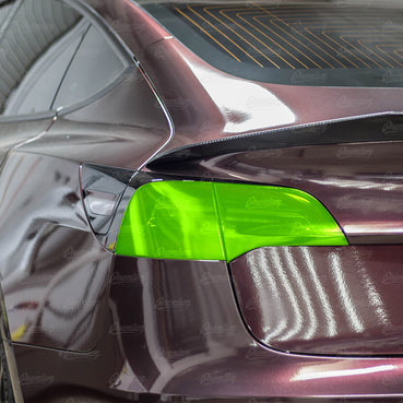 2017-2023 Tesla Model 3 Full Tail Light Tint Overlay - Smoke Tint