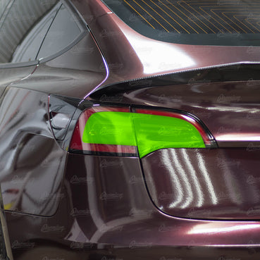 2017-2023 Tesla Model 3 Tail Light Tint Overlay - Smoke Tint
