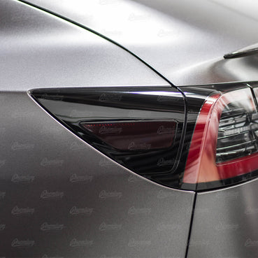 2017-2023 Tesla Model 3 Rear Side Reflectors - Smoke Tint
