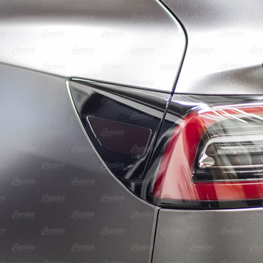 2017-2023 Tesla Model 3 Rear Side Reflectors - Smoke Tint