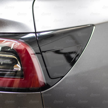 2017-2023 Tesla Model 3 Rear Side Reflectors - Gloss Black
