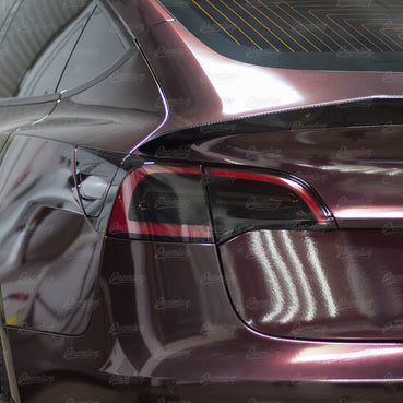 2017-2023 Tesla Model 3 Tail Light Tint Overlay - Smoke Tint