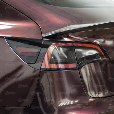 2017-2023 Tesla Model 3 Tail Light Tint Overlay - Smoke Tint