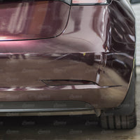Rear Bumper Reflector Overlay - Smoke Tint | 2017+ Tesla Model 3