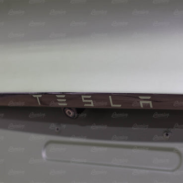2017-2023 Tesla Model 3 Trunk Trim Vinyl Overlay - Gloss Black