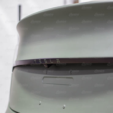 2017-2023 Tesla Model 3 Trunk Trim Vinyl Overlay - Gloss Black
