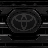 2018–2023 Toyota Tacoma Front Emblem Vinyl Overlay — Blackout