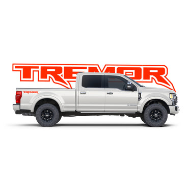 Ford F-250 Tremor bedside decal set