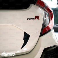 Trunk Fang Accent Vinyl Overlay - Gloss Black