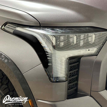 Headlight Amber Delete Blackout Vinyl Overlay | 2022-2026 Toyota Tundra & Sequoia