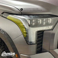 Headlight Amber Delete Blackout Vinyl Overlay | 2022-2026 Toyota Tundra & Sequoia