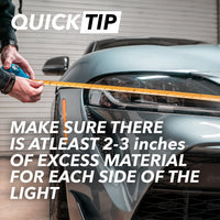 Smoke Tint - Bulk Tint Film 13.5-inch wide x 1-15ft