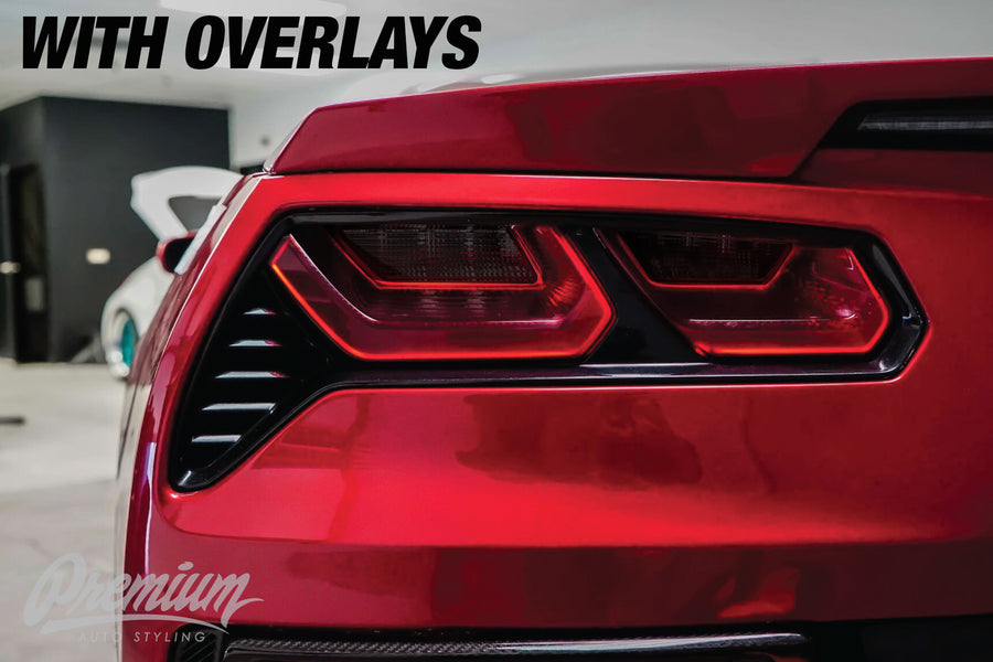 Smoked Tail Light Overlays | 2014-2019 Chevy Corvette
