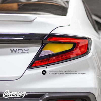 INNER TAIL LIGHT TURN SIGNAL TINT OVERLAY - RED TINT | 2022-2026 SUBARU WRX