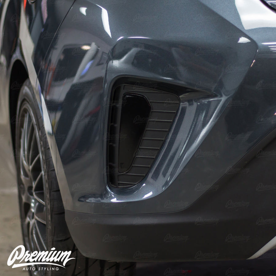 Rear Bumper Reflector Smoke Tint Overlay | 2018-2021 Hyundai Veloster