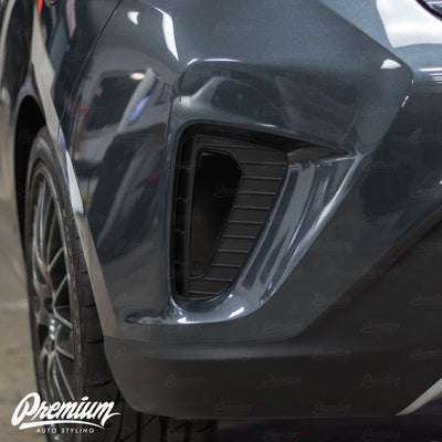 Rear Bumper Reflector Smoke Tint Overlay | 2018-2021 Hyundai Veloster