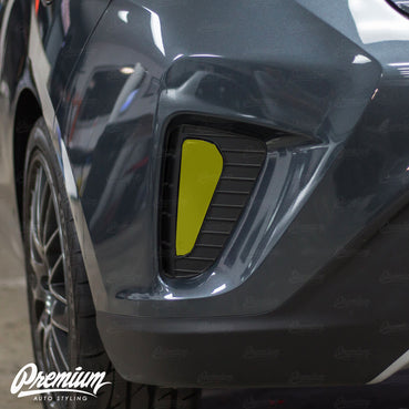 Rear Bumper Reflector Smoke Tint Overlay | 2018-2021 Hyundai Veloster