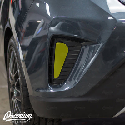 Rear Bumper Reflector Smoke Tint Overlay | 2018-2021 Hyundai Veloster