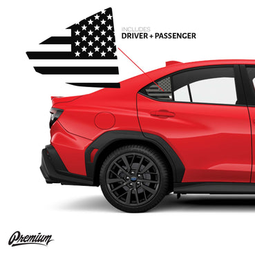 US Flag Qtr Window DECAL | 2022 - 2026 Subaru WRX