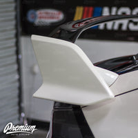 Wing End Plate with Type R Logo Cut out - Gloss Black | 2016-2021 Honda Civic Type R