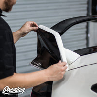 Wing End Plate with Type R Logo Cut out - Gloss Black | 2016-2021 Honda Civic Type R