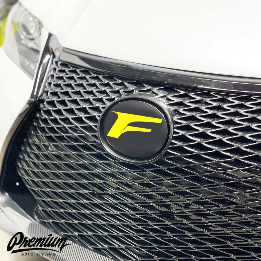 Front Vinyl Emblem Vinyl Overlay - All Colors | Lexus  