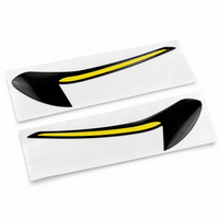 2022–2026 Honda Civic FL5 | Headlight Yellow DRL + Reflector Delete Pre-Cut Vinyl Eyelid Overlays