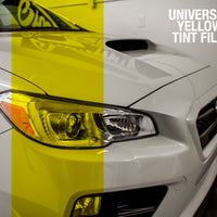 Yellow Tint -Bulk Tint Film 13.5-inch wide x 1-15ft