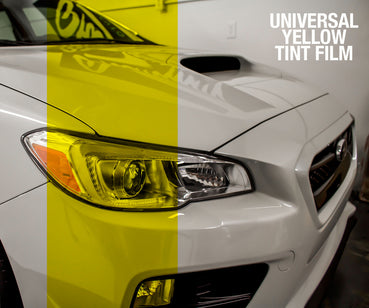Yellow Tint -Bulk Tint Film 13.5-inch wide x 1-15ft