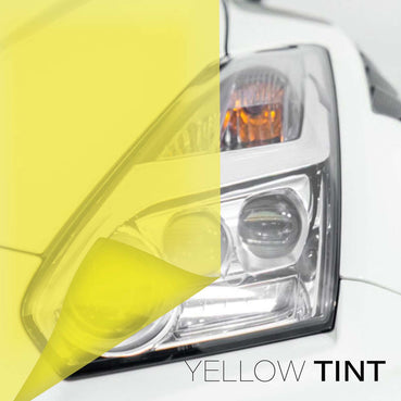 Yellow Tint -Bulk Tint Film 13.5-inch wide x 1-15ft